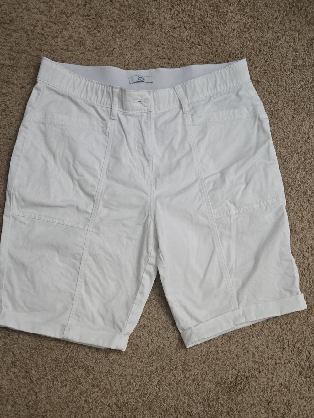 croft & barrow White Women's Cargo Shorts